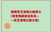 西藏灵芝湿地公园简介(探索西藏湖泊生态——灵芝湿地公园介绍)