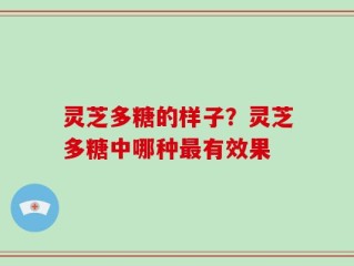 灵芝多糖的样子？灵芝多糖中哪种最有效果