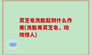 灵芝皂洗脸起到什么作用(洗脸用灵芝皂，功效惊人)