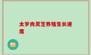 太岁肉灵芝养殖生长速度