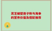 灵芝破壁孢子粉与海参的营养价值及搭配推荐