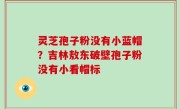 灵芝孢子粉没有小蓝帽？吉林敖东破壁孢子粉没有小看帽标