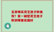 五常哪买灵芝孢子粉推荐？紫一破壁灵芝孢子粉到哪里买最好