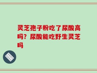 灵芝孢子粉吃了尿酸高吗？尿酸能吃野生灵芝吗