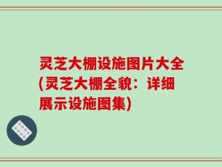灵芝大棚设施图片大全(灵芝大棚全貌：详细展示设施图集)