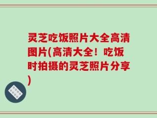 灵芝吃饭照片大全高清图片(高清大全！吃饭时拍摄的灵芝照片分享)