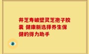 井芝寿破壁灵芝孢子胶囊 健康新选择养生保健的得力助手