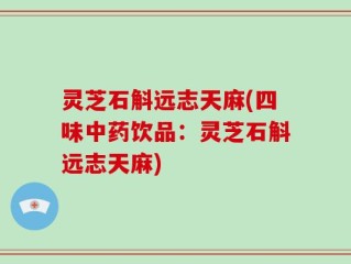 灵芝石斛远志天麻(四味中药饮品：灵芝石斛远志天麻)