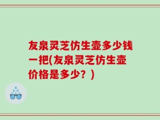 友泉灵芝仿生壶多少钱一把(友泉灵芝仿生壶价格是多少？)