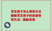 灵芝孢子怎么保管方法图解灵芝孢子的妥善保管方法：图解易懂
