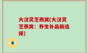 大汉灵芝燕窝(大汉灵芝燕窝：养生补品新选择)