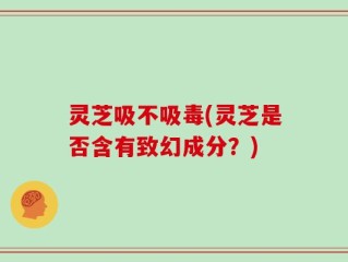 灵芝吸不吸毒(灵芝是否含有致幻成分？)