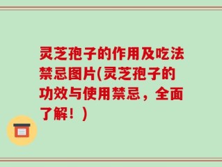 灵芝孢子的作用及吃法禁忌图片(灵芝孢子的功效与使用禁忌，全面了解！)
