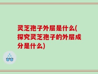 灵芝孢子外层是什么(探究灵芝孢子的外层成分是什么)