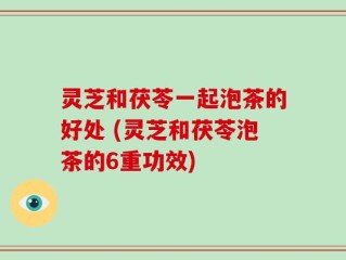 灵芝和茯苓一起泡茶的好处 (灵芝和茯苓泡茶的6重功效)