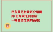 巴东灵芝台景区介绍图片(巴东灵芝台景区：一幅自然之美的画卷)