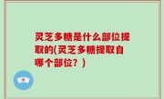 灵芝多糖是什么部位提取的(灵芝多糖提取自哪个部位？)