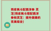 铁皮枫斗配西洋参 灵芝(铁皮枫斗搭配西洋参和灵芝：提升健康的完美组合)