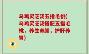 乌鸡灵芝汤五指毛桃(乌鸡灵芝汤搭配五指毛桃，养生养颜，护肝养胃)