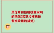 灵芝片和核桃枝煮水喝的功效(灵芝片核桃枝煮水饮用的益处)