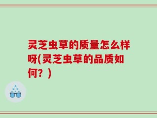 灵芝虫草的质量怎么样呀(灵芝虫草的品质如何？)