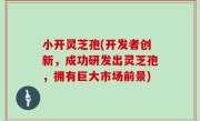 小开灵芝孢(开发者创新，成功研发出灵芝孢，拥有巨大市场前景)