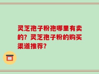 灵芝孢子粉孢哪里有卖的？灵芝孢子粉的购买渠道推荐？