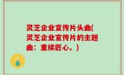 灵芝企业宣传片头曲(灵芝企业宣传片的主题曲：重续匠心。)
