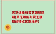 灵芝焕能和灵芝强韧区别(灵芝焕能与灵芝强韧的特点区别浅析)