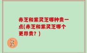 赤芝和紫灵芝哪种贵一点(赤芝和紫灵芝哪个更昂贵？)