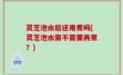 灵芝泡水后还用煮吗(灵芝泡水需不需要再煮？)
