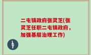 二屯镇政府张灵芝(张灵芝任职二屯镇政府，加强基层治理工作)