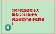 2024灵芝破壁十大排名(2024年十大灵芝破壁产品评选排名)
