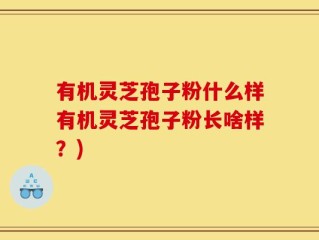 有机灵芝孢子粉什么样有机灵芝孢子粉长啥样？)