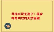 井冈山灵芝孢子:蕴含神奇功效的天然宝藏