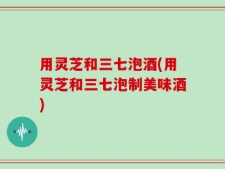 用灵芝和三七泡酒(用灵芝和三七泡制美味酒)
