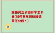 旌德灵芝公园开车怎么去(如何驾车前往旌德灵芝公园？)