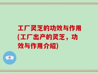 工厂灵芝的功效与作用(工厂出产的灵芝，功效与作用介绍)