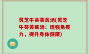 灵芝牛蒡黄芪汤(灵芝牛蒡黄芪汤：增强免疫力，提升身体健康)