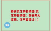 泰安灵芝茶和铸源(灵芝茶和铸源：泰安两大宝藏，你不容错过！)