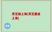 灵芝回上海(灵芝重返上海)
