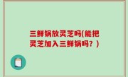 三鲜锅放灵芝吗(能把灵芝加入三鲜锅吗？)