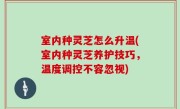 室内种灵芝怎么升温(室内种灵芝养护技巧，温度调控不容忽视)