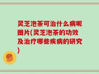 灵芝泡茶可治什么病呢图片(灵芝泡茶的功效及治疗哪些疾病的研究)