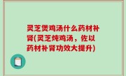 灵芝煲鸡汤什么药材补肾(灵芝炖鸡汤，佐以药材补肾功效大提升)