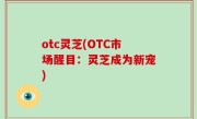 otc灵芝(OTC市场醒目：灵芝成为新宠)