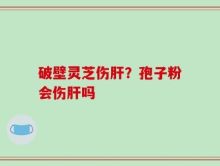 破壁灵芝伤肝？孢子粉会伤肝吗