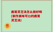 鹿茸灵芝汤怎么做好喝(制作美味可口的鹿茸灵芝汤)