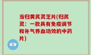 当归黄芪灵芝片(归芪灵：一款具有免疫调节和补气养血功效的中药片)
