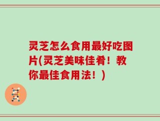 灵芝怎么食用最好吃图片(灵芝美味佳肴！教你最佳食用法！)